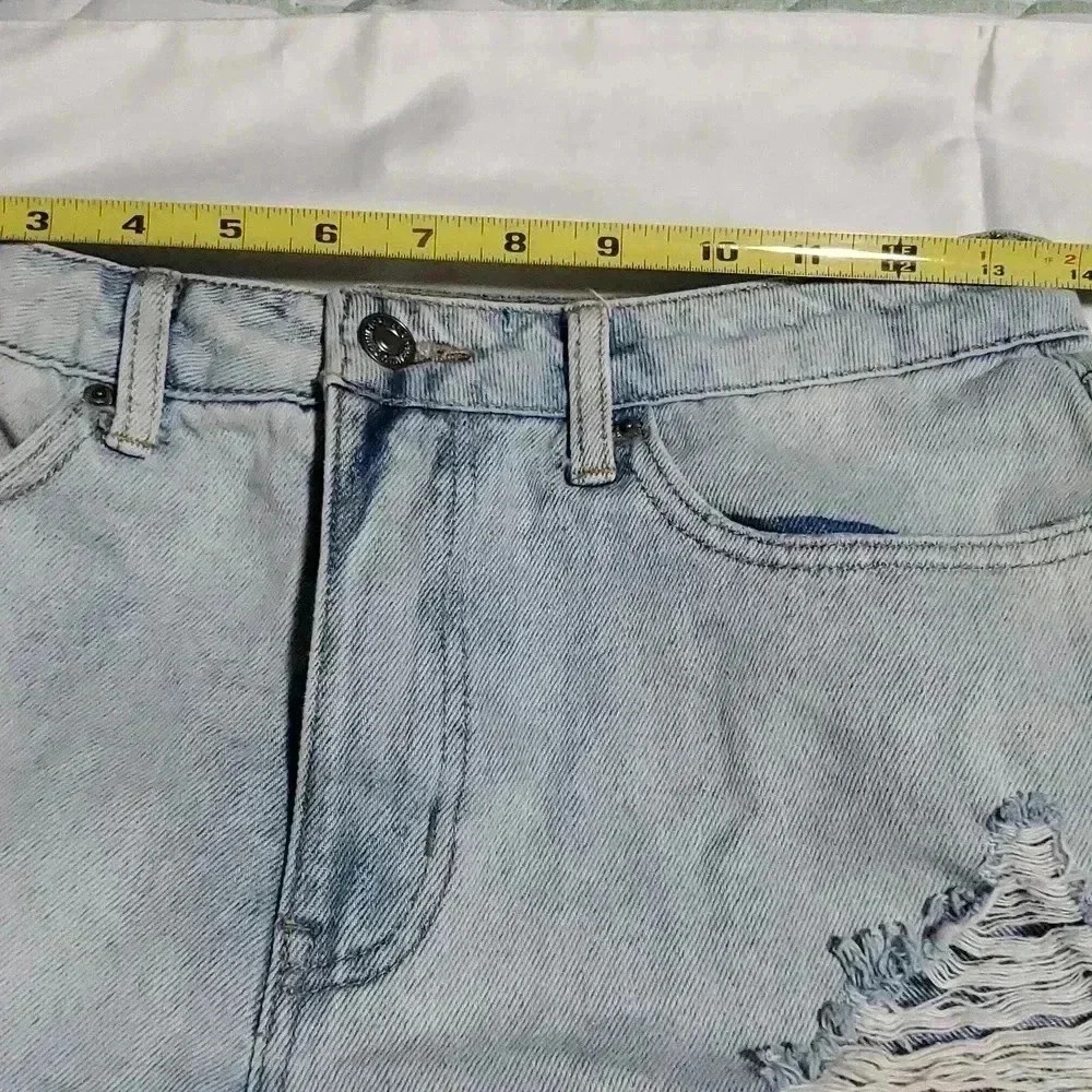 F21 jean ripped shorts